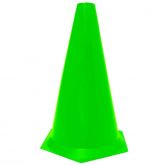 KIT C/10 CONES 23CM RÍGIDO P/ TREINAMENTO LIMÃO